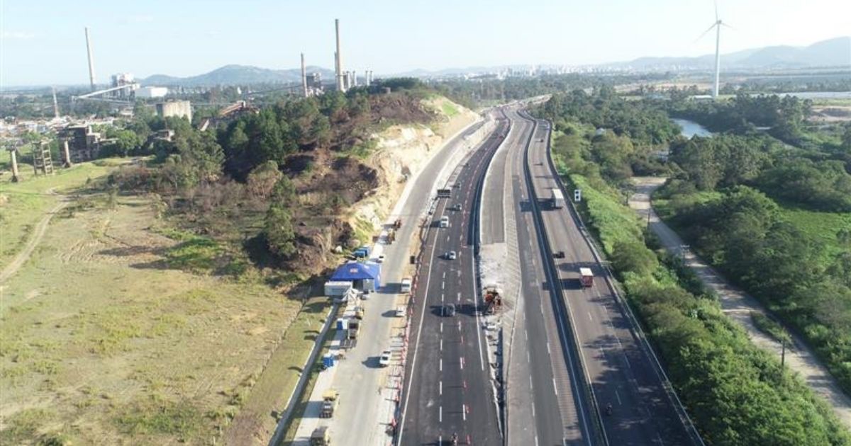 CCR ViaCosteira entrega nova faixa no trecho Sul da BR-101, em Capivari de Baixo