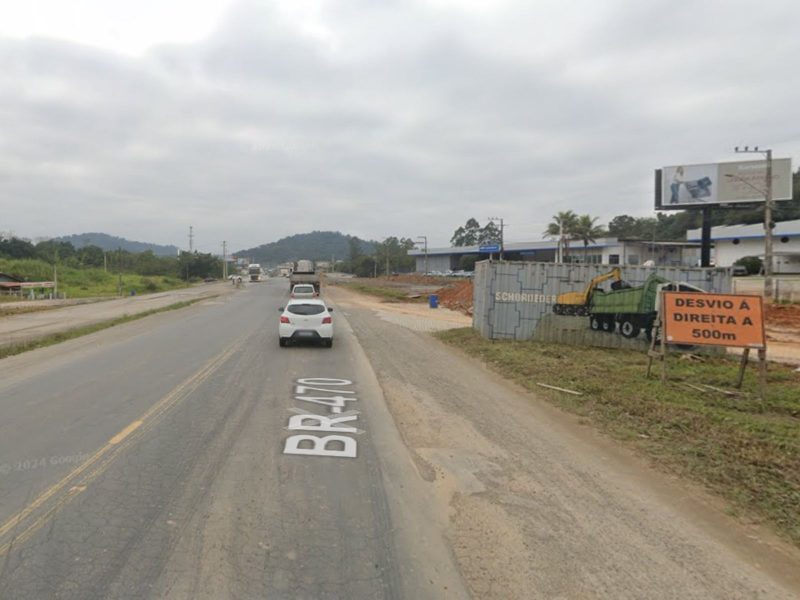 Trecho da BR-470 em Blumenau será totalmente interditado Trecho da BR-470 em Blumenau será totalmente interditado