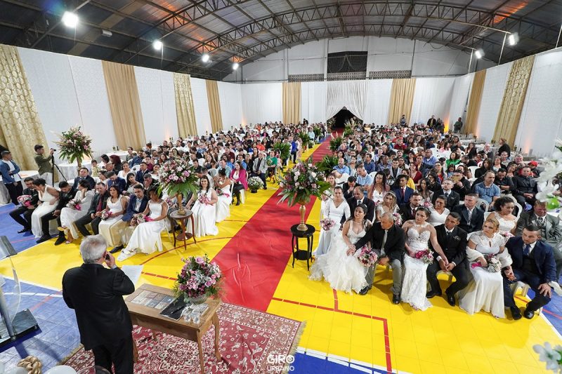 Casamento coletivo em Balneário Piçarras Foto geral de casamento coletivo em Balneário Piçarras