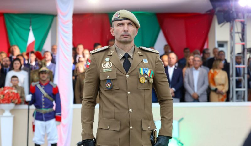 Comandante da Polícia Militar de Santa Catarina, coronel Emerson Fernandes