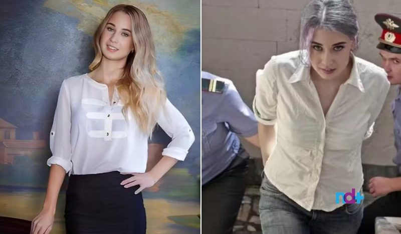 Foto de Anna Plaksyuk e momento de sua prisão 'Professora dos sonhos’ é acusada de abusar sexualmente de um menino de 11 anos dentro da sala de aula