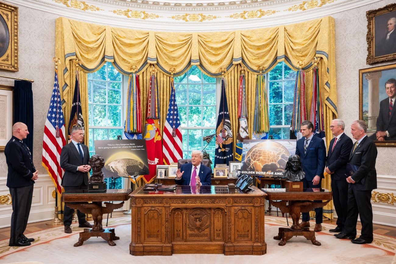 Trump prometeu sistema antimíssil próximo à 'perfeição' - Foto: The White House/Reprodução/ND