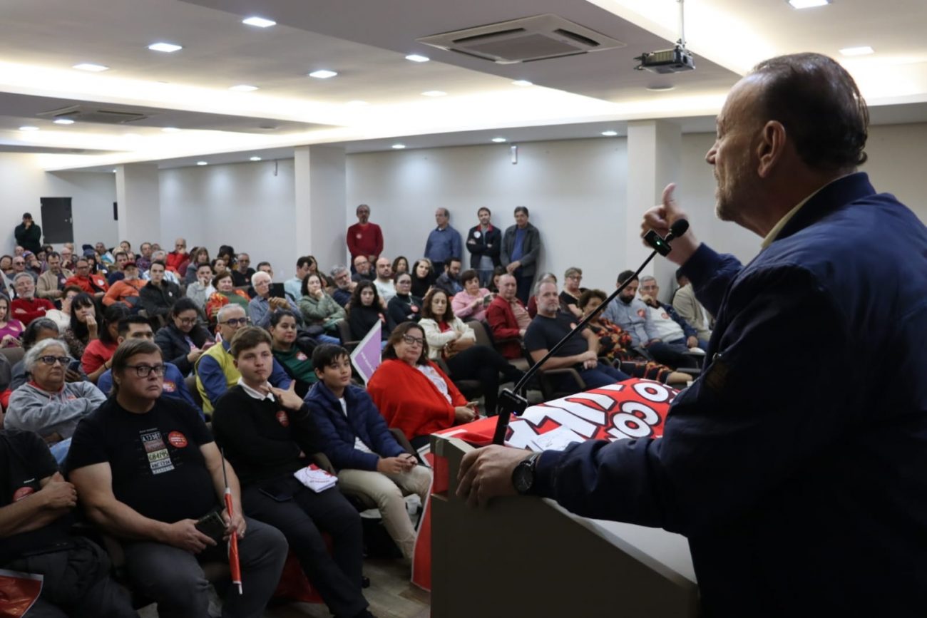 Edinho Silva defende o fortalecimentodo PT como instituição de defesa dos trabalhadores - Foto: Divulgação/ND