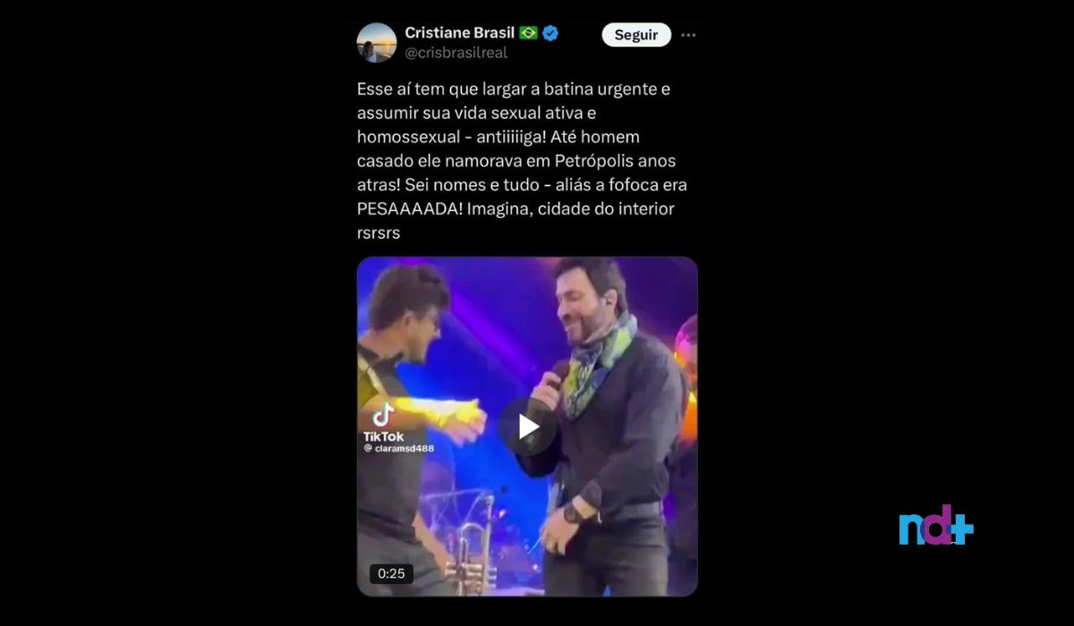 Postagem de Cristiane Brasil no X (antigo twitter) Postagem de Cristiane Brasil no X (antigo twitter)