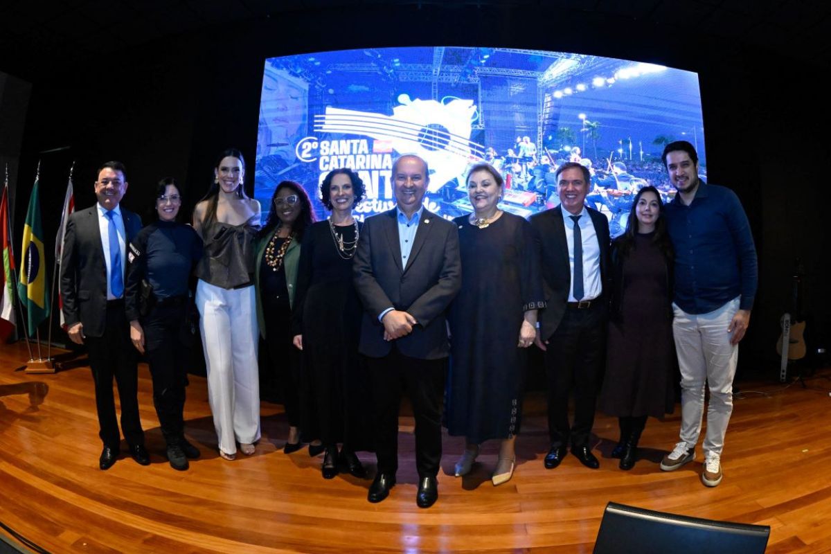 o evento contou com a presença do governador Jorginho Mello