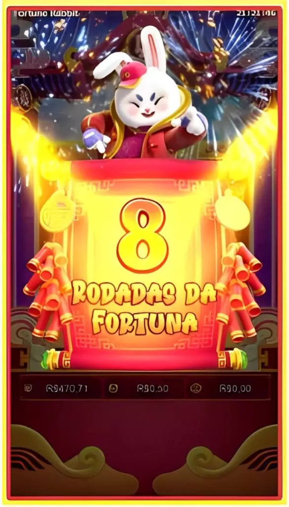 Imagem da interface do jogo de slot online Fortune Rabbit