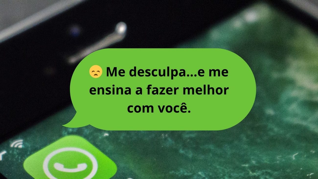 Frases para pedir desculpas depois de uma briga - Arte/Yasmin Mior/ND