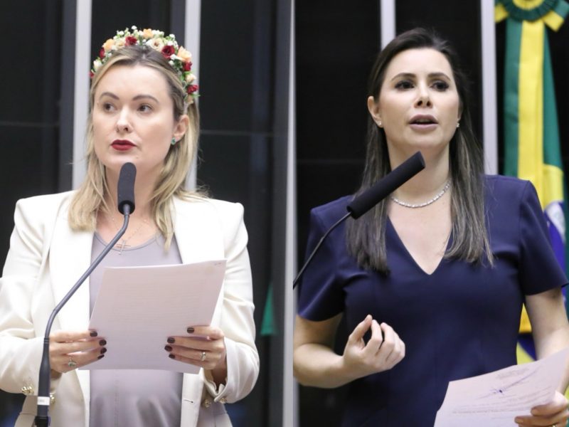 Júlia Zanatta responde a questionamento sobre concorrer ao senado