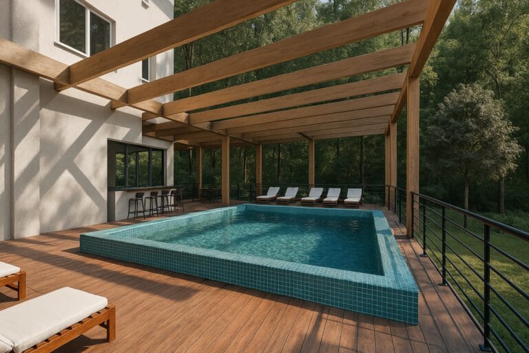 Hotel terá piscina e área de lazer - Divulgação/ND