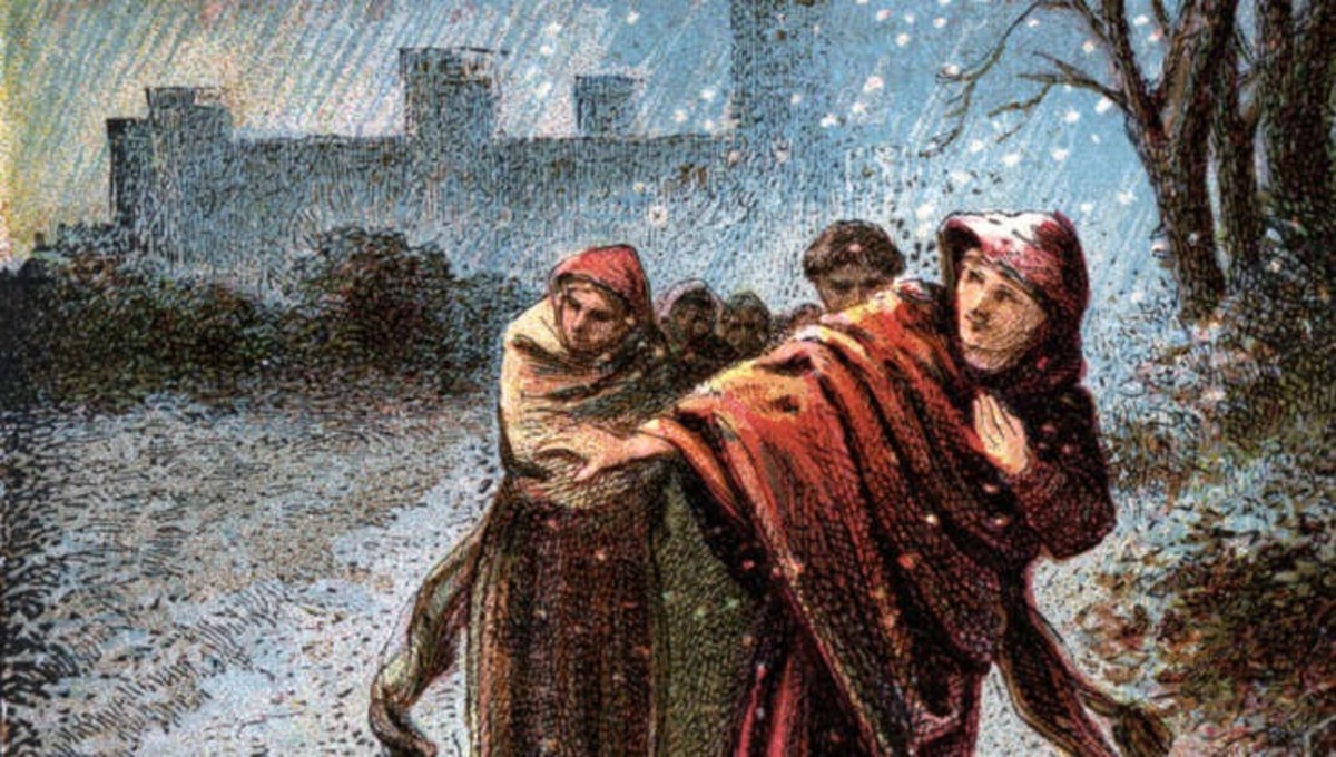 Inverno Pessoas passando frio na Idade Média