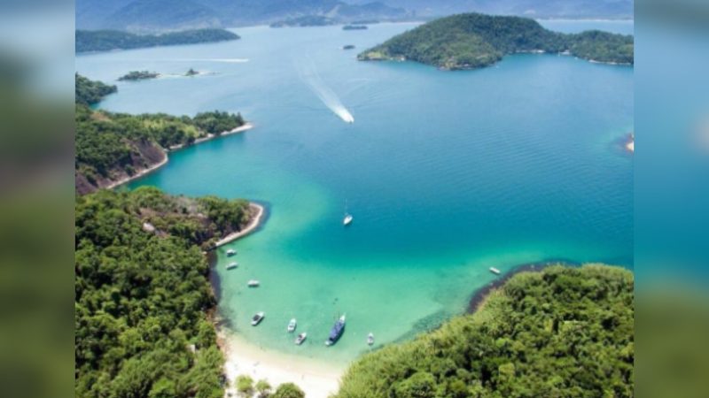 Ilha de Paquetá Imagem da Ilha de Paquetá vista de cima
