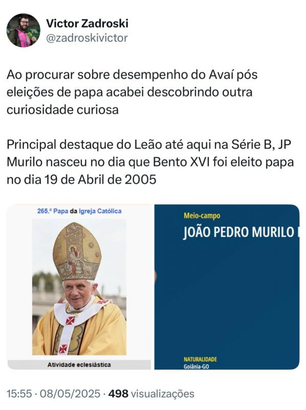 E essa curiosidade trazida por Victor Zadroski? – Foto: Reprodu&ccedil;&atilde;o/ND