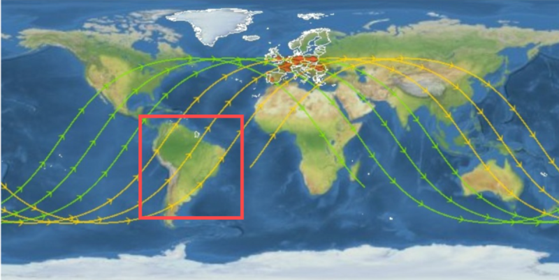 Kosmos 482 Rota onde a Kosmos 482 pode cair