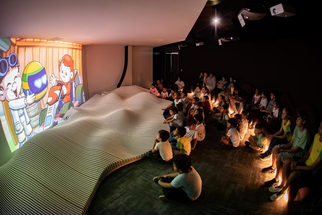 Legado de Ayrton Senna inspirou crian&ccedil;as em situa&ccedil;&atilde;o de vulnerabilidade social – Foto: Divulga&ccedil;&atilde;o/FG Empreendimentos/ND