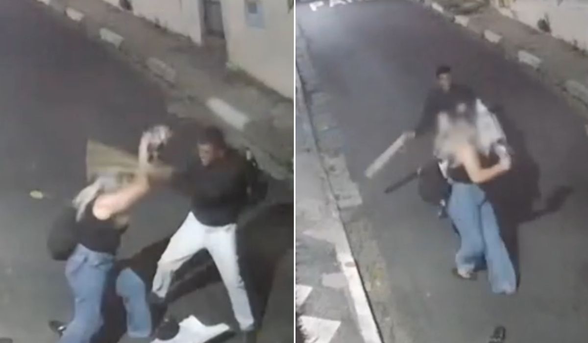Imagens de um ataque do maníaco a uma mulher ‘Maníaco da madeira’ ataca mulheres sozinhas nas ruas de Osasco
