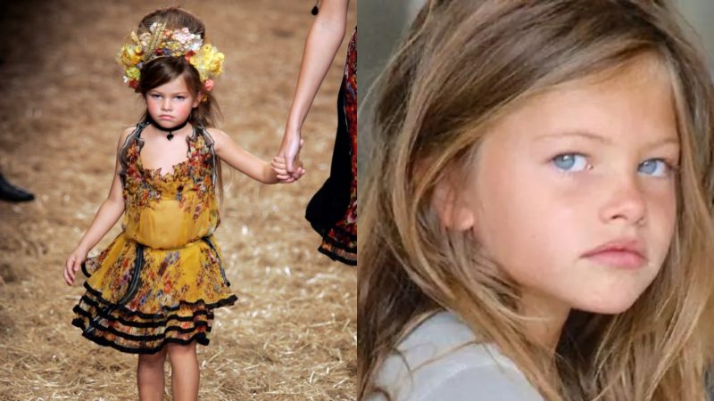 Thylane-Lena rose Imagem da menina mais bonita do mundo quando criança