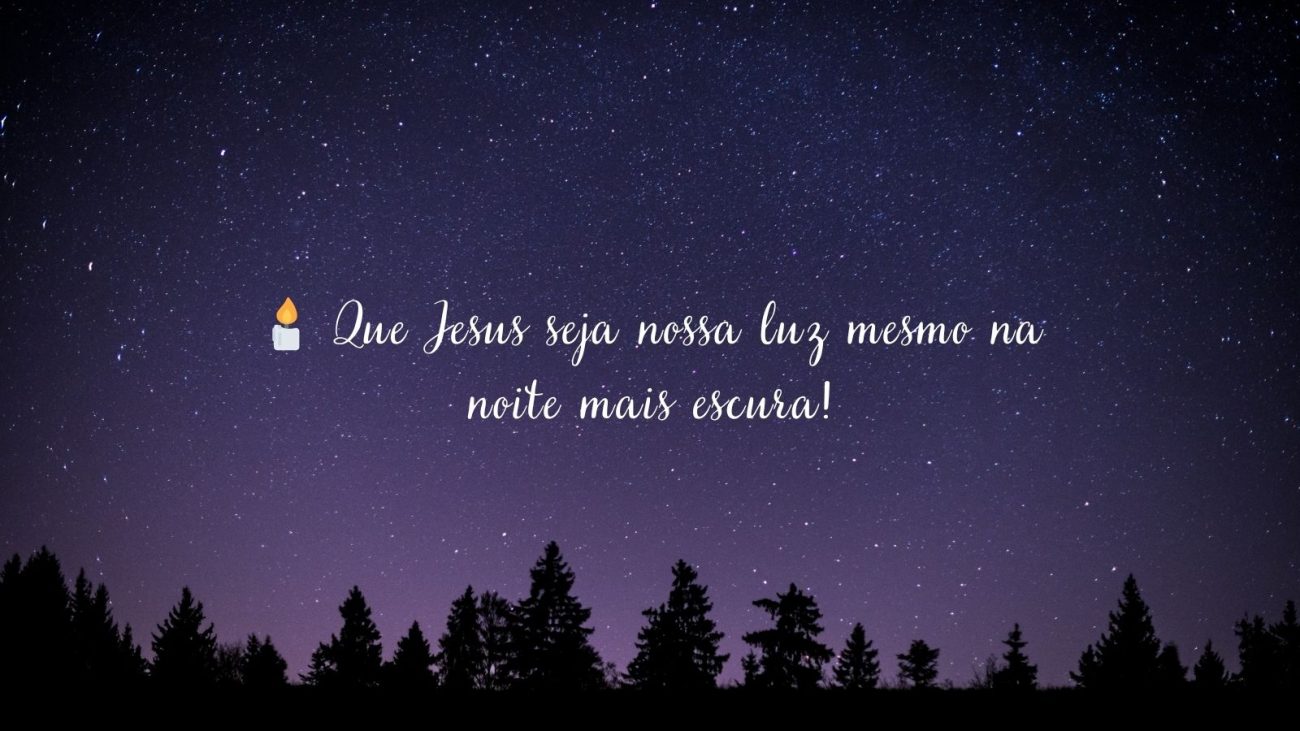 Mensagem de boa noite com Jesus Cristo.  - Canva/ND