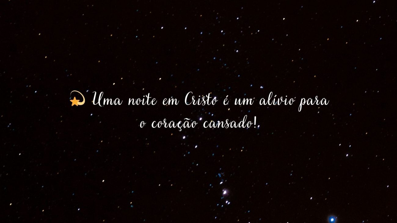 Mensagem de boa noite com fé.  - Canva/ND