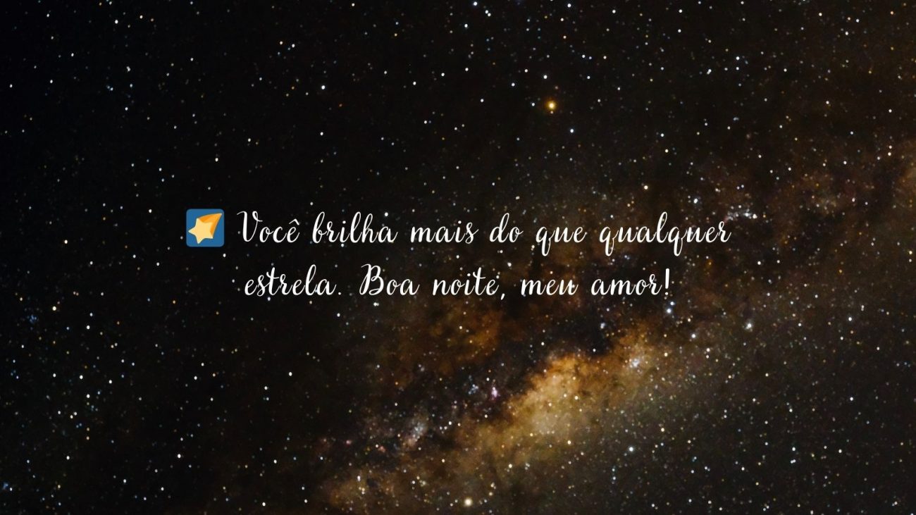 Mensagem de boa noite romântica. - Canva/ND