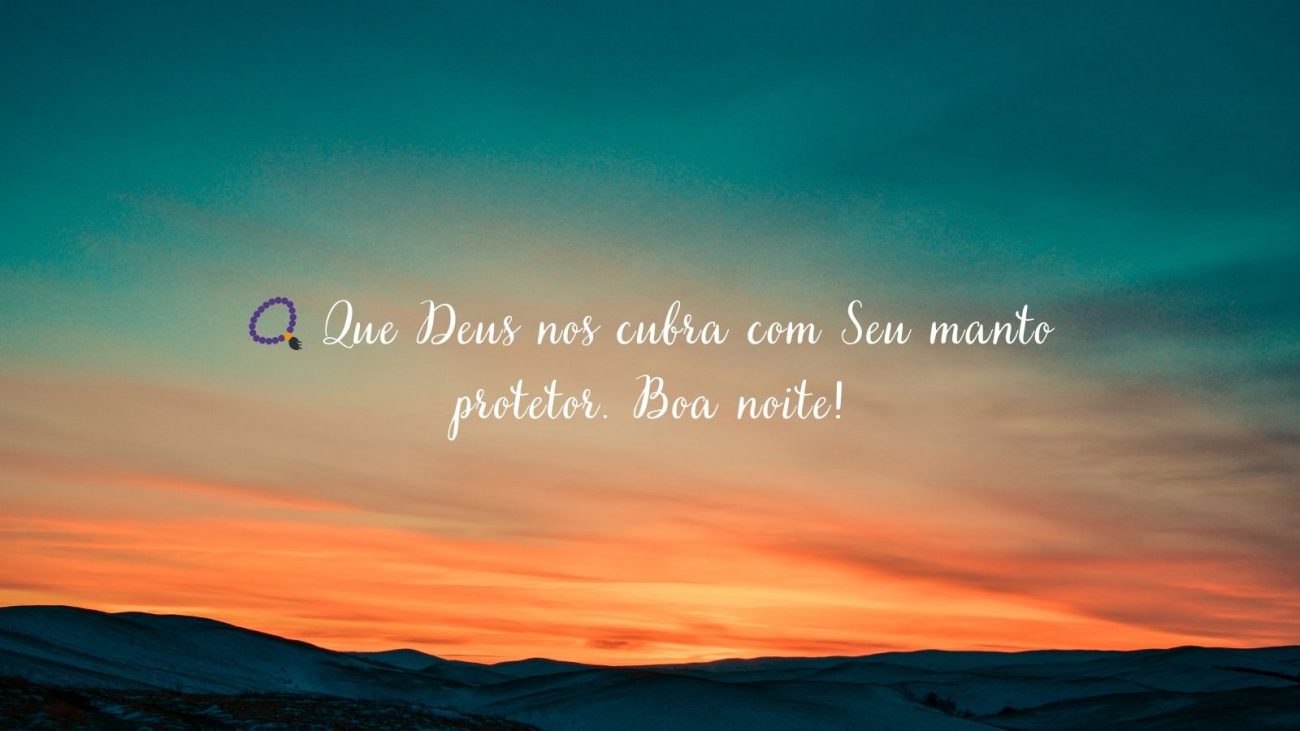 Mensagem de boa noite com fé.  - Canva/ND