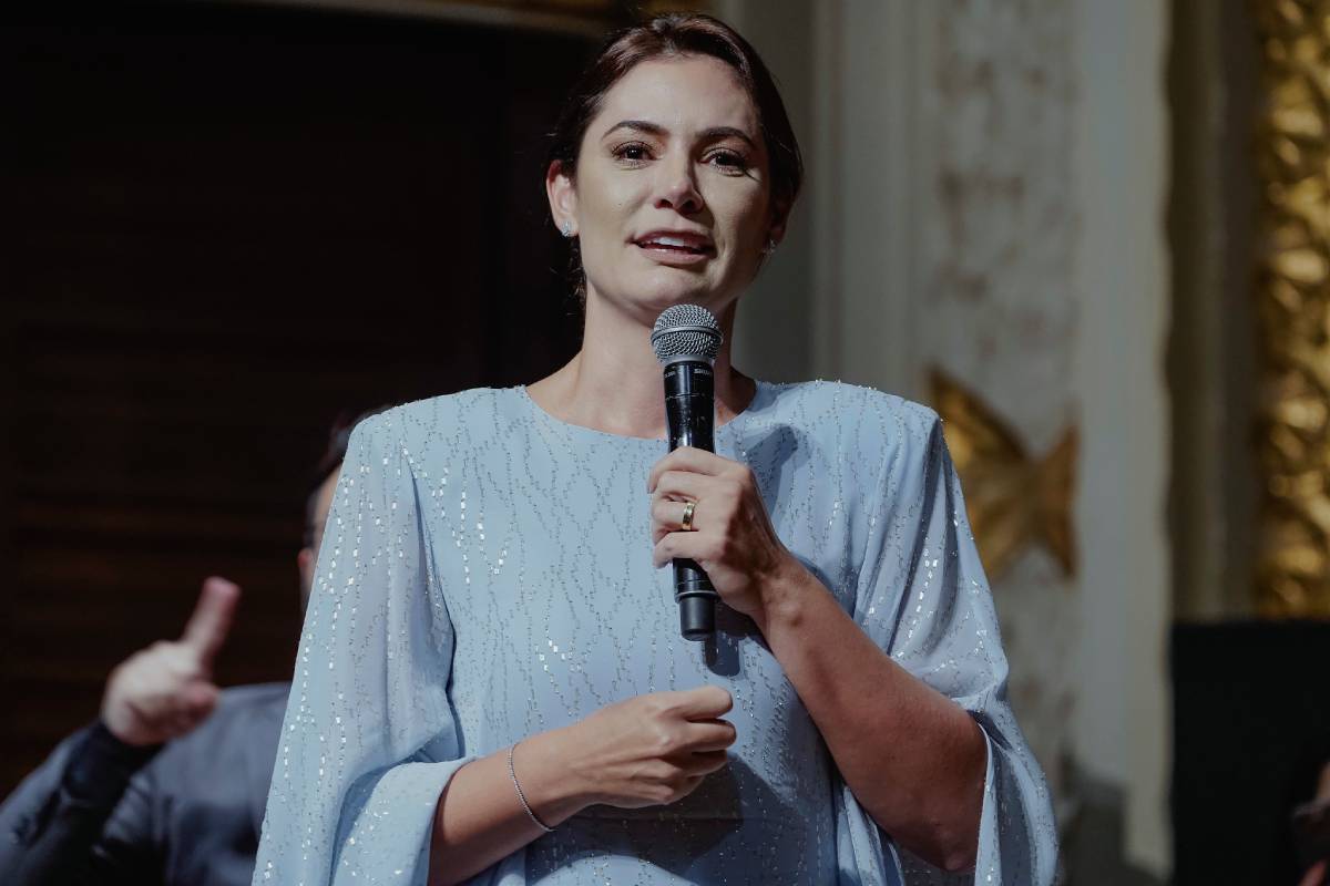 Michelle Bolsonaro na pesquisa eleitoral AtlasIntel Michelle Bolsonaro na pesquisa eleitoral AtlasIntel