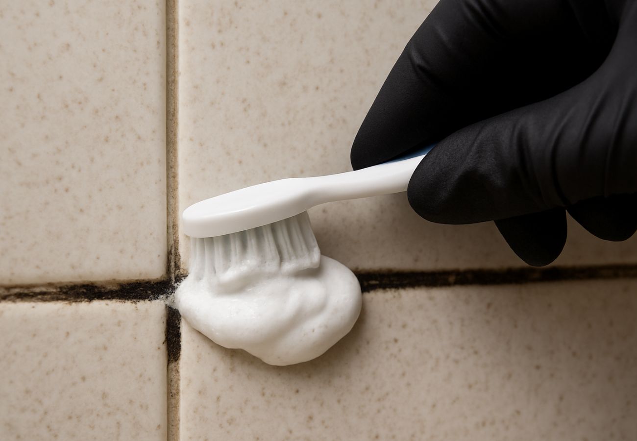Remover o mofo no rejunte pode ser mais simples do que parece – Foto: Imagem gerada por IA/ND