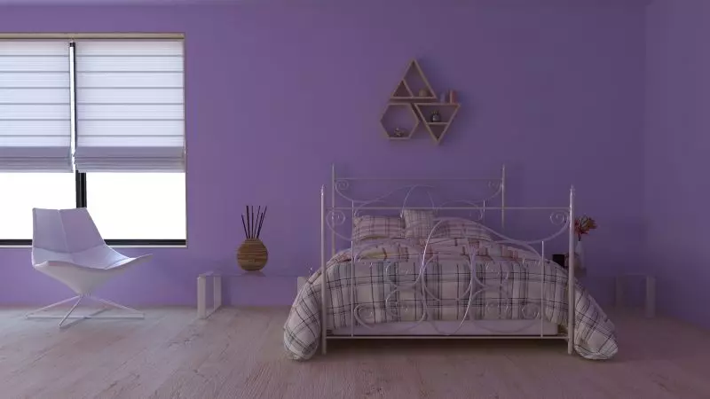 Quarto roxo Quarto roxo