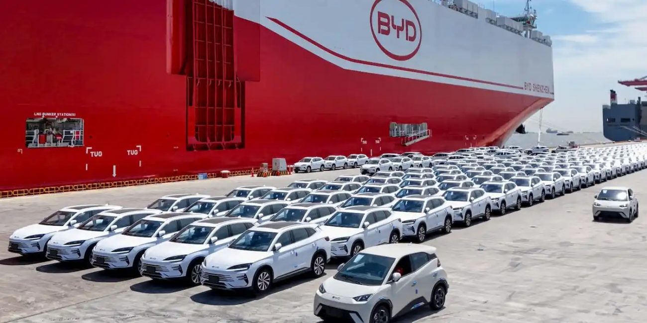 Megaoperação em SC para entregas de carros BYD