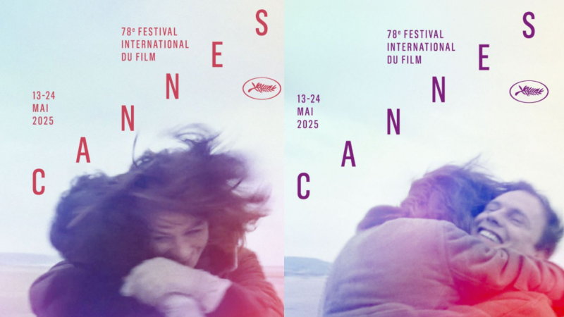 O duplo cartaz oficial do Festival de Cannes 2025