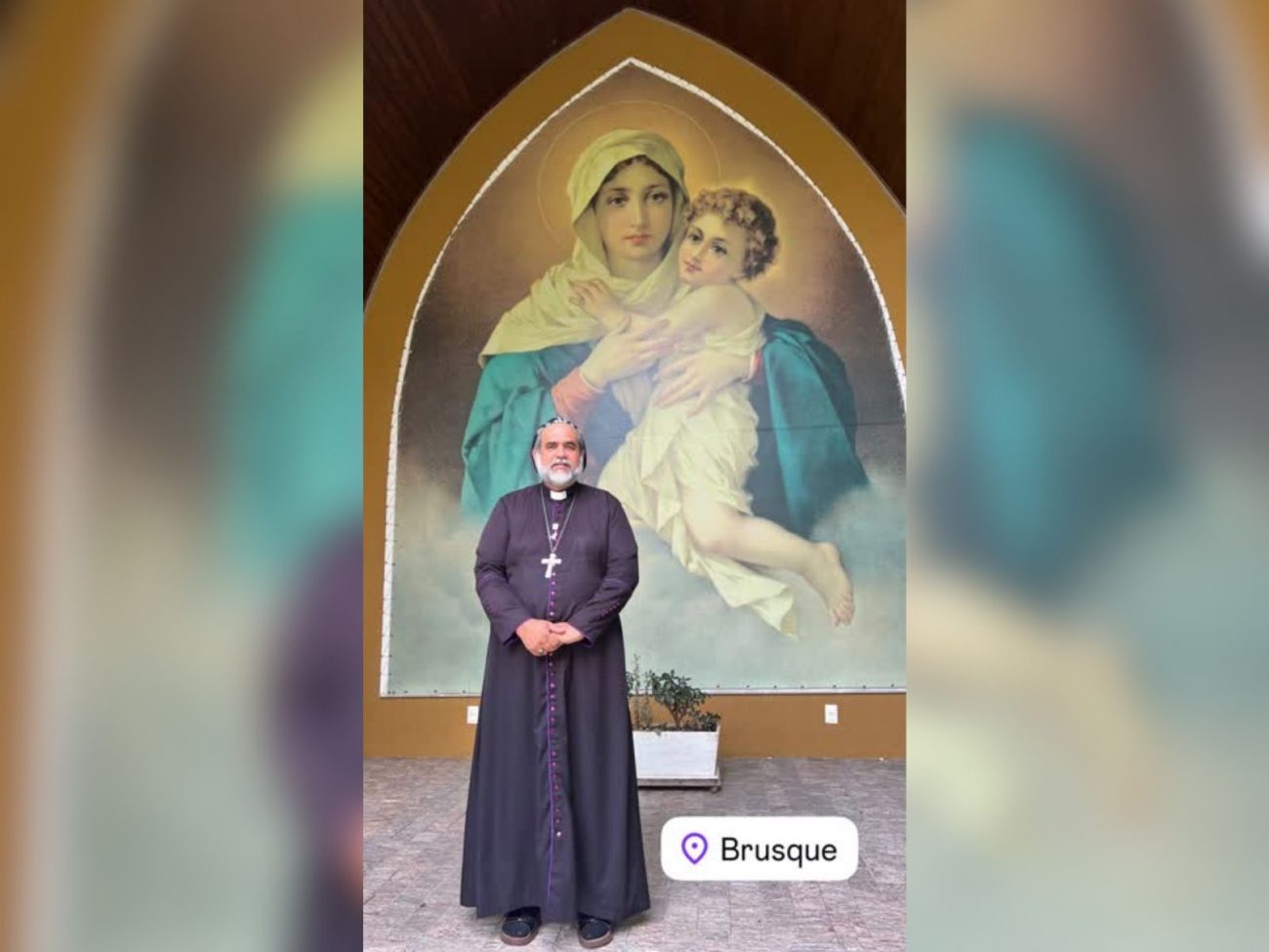 Padre Kelmon em Santa Catarina: ex-candidato à presidência visita Brusque