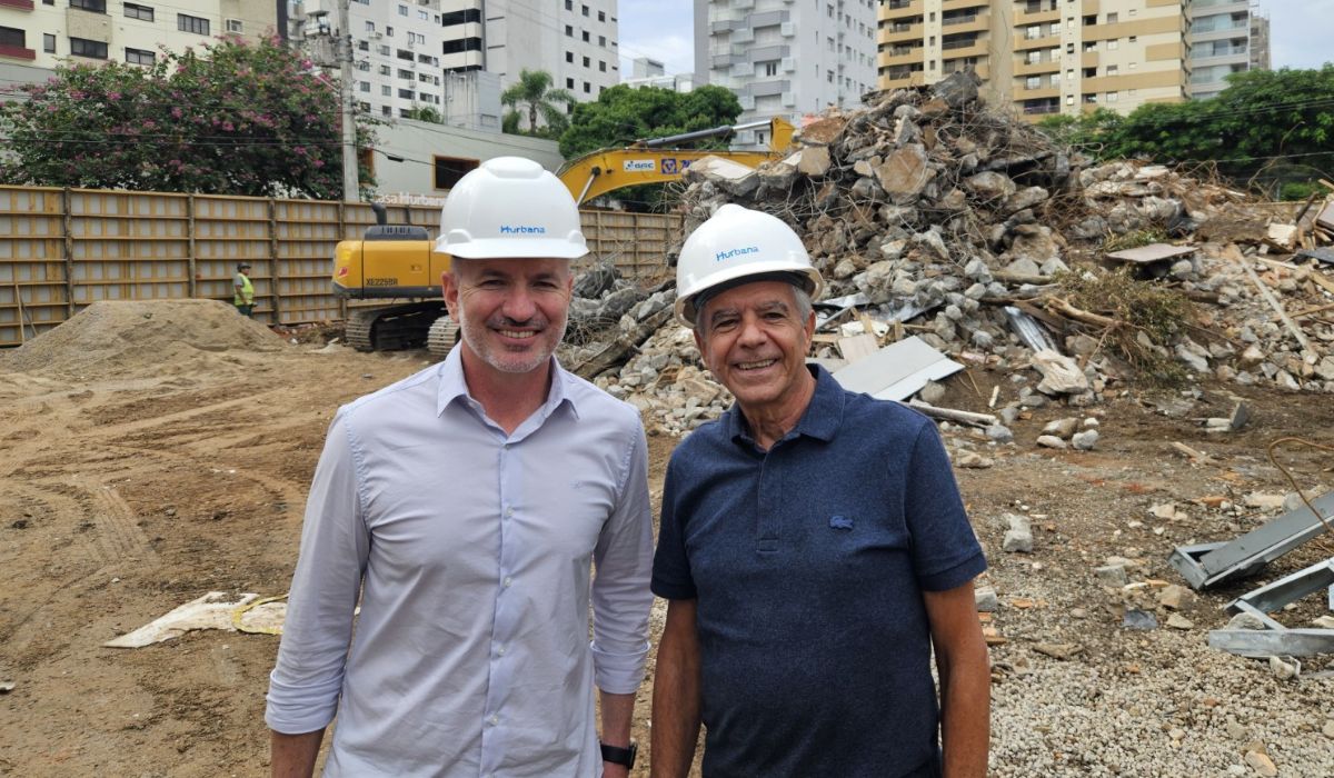 Construção da Hurbana tem ações para a gestão dos resíduos e do tráfego de veículos