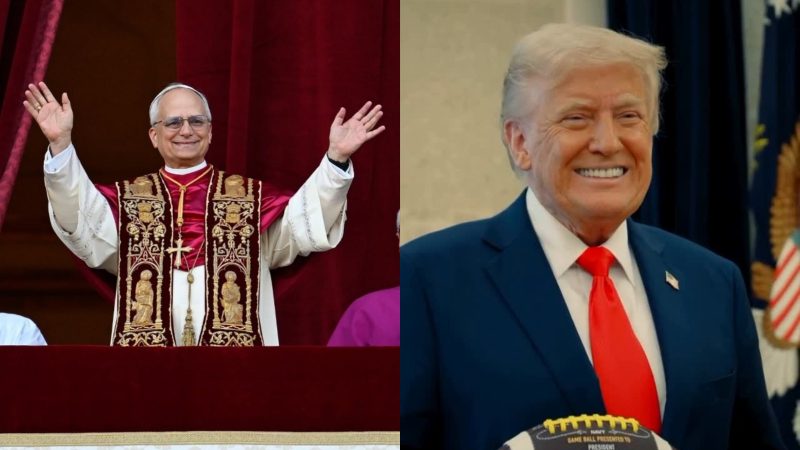Papa Leão XIV e Donald J. Trump Papa Leão XIV e Donald J. Trump