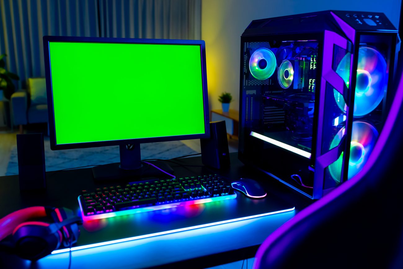 PC gamer e head set