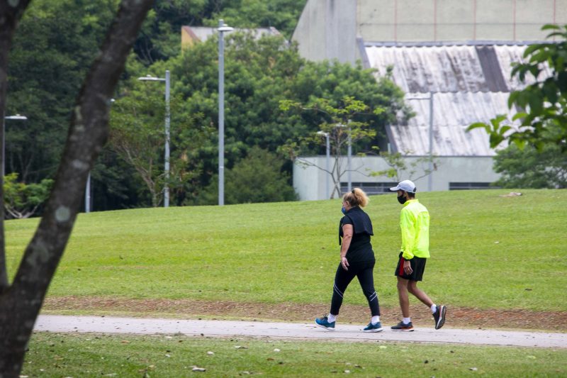 caminhada Pessoas fazendo caminhada