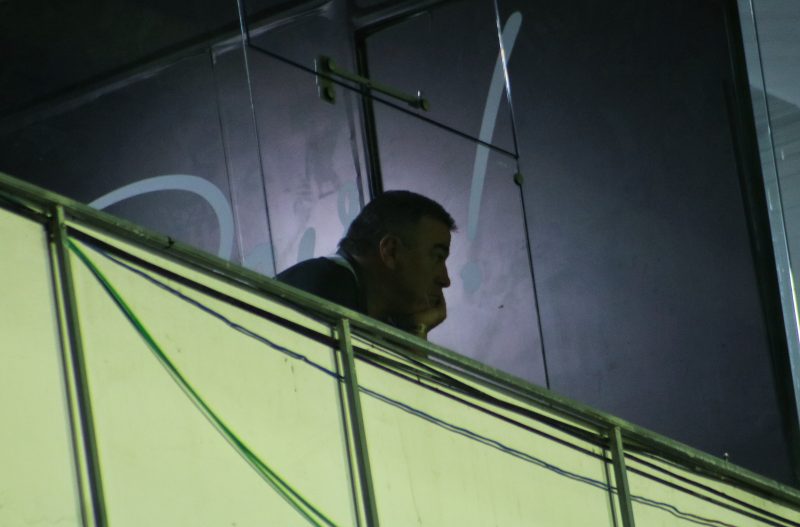 Pintado viu a derrota do Figueirense em um camarote no Scarpelli