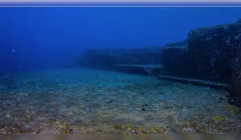 detalhes da pirâmide detalhes da pirâmide submersa no Japão