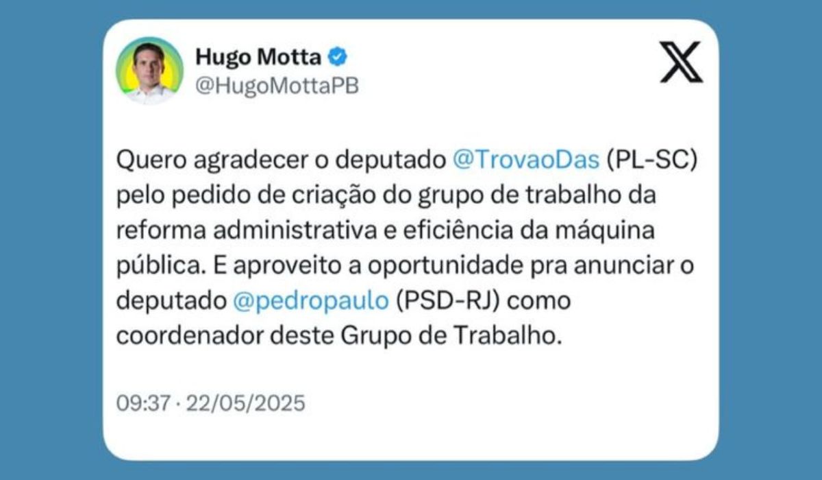 Zé Trovão e Hugo Motta. - Foto: Senado/Divulgação