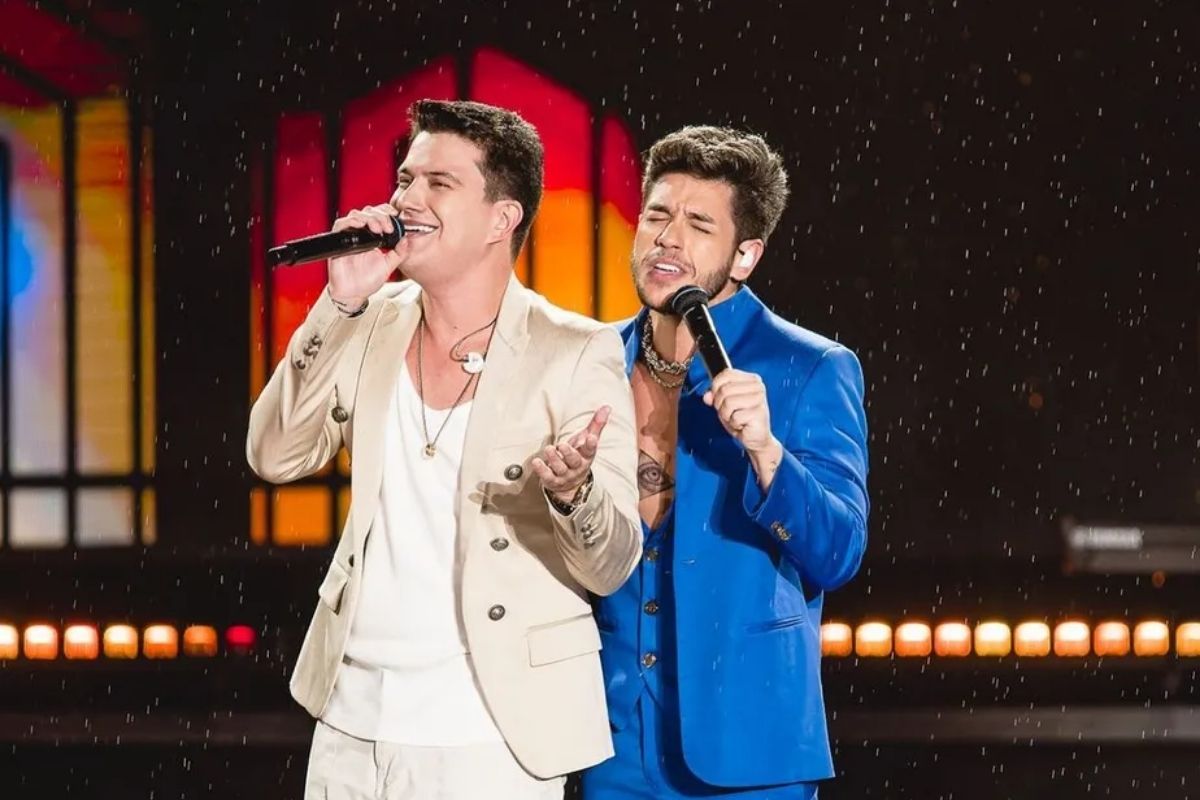 O terceiro show do sábado (11) será Hugo e Guilherme.  - Internet/ND