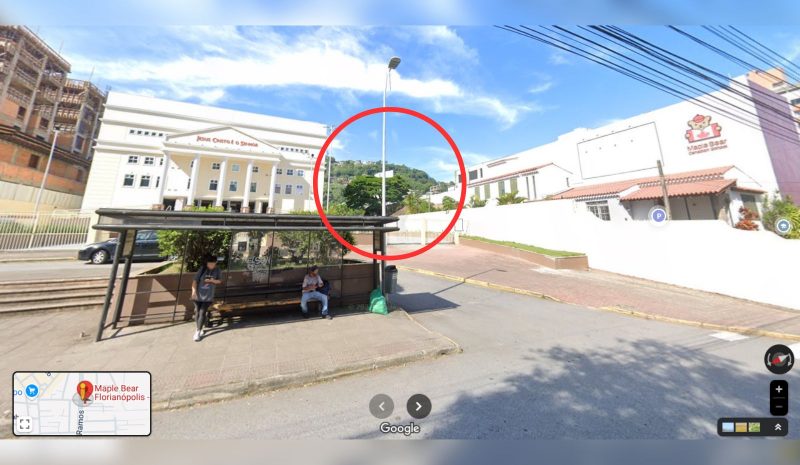 imagem do google street view imagem do google street view da área onde ocorreu o resgate em matagal