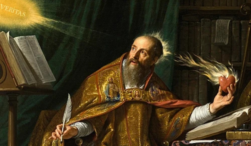 Santo Agostinho Santo Agostinho foi santificado em 1298 pelo Papa Bonifácio VIII