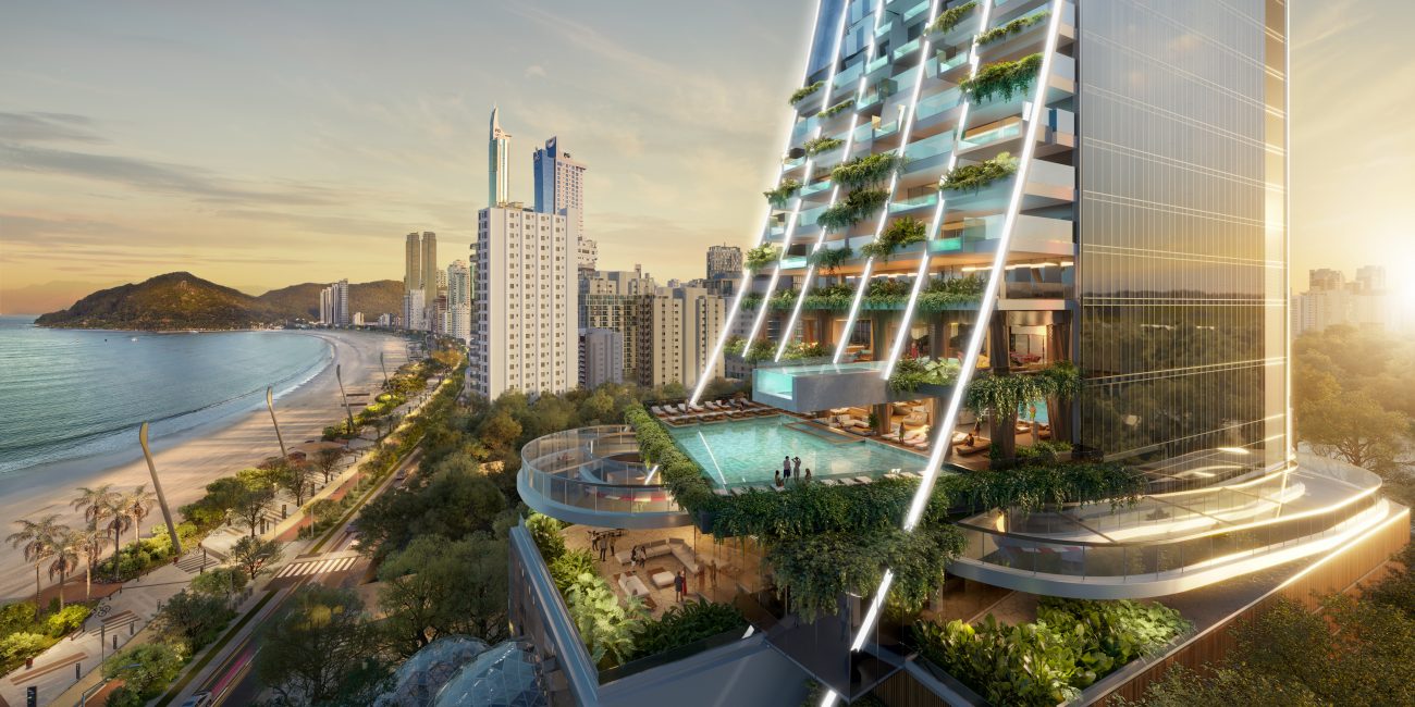 Senna Tower Foto mostra área externa do edifício Senna Tower