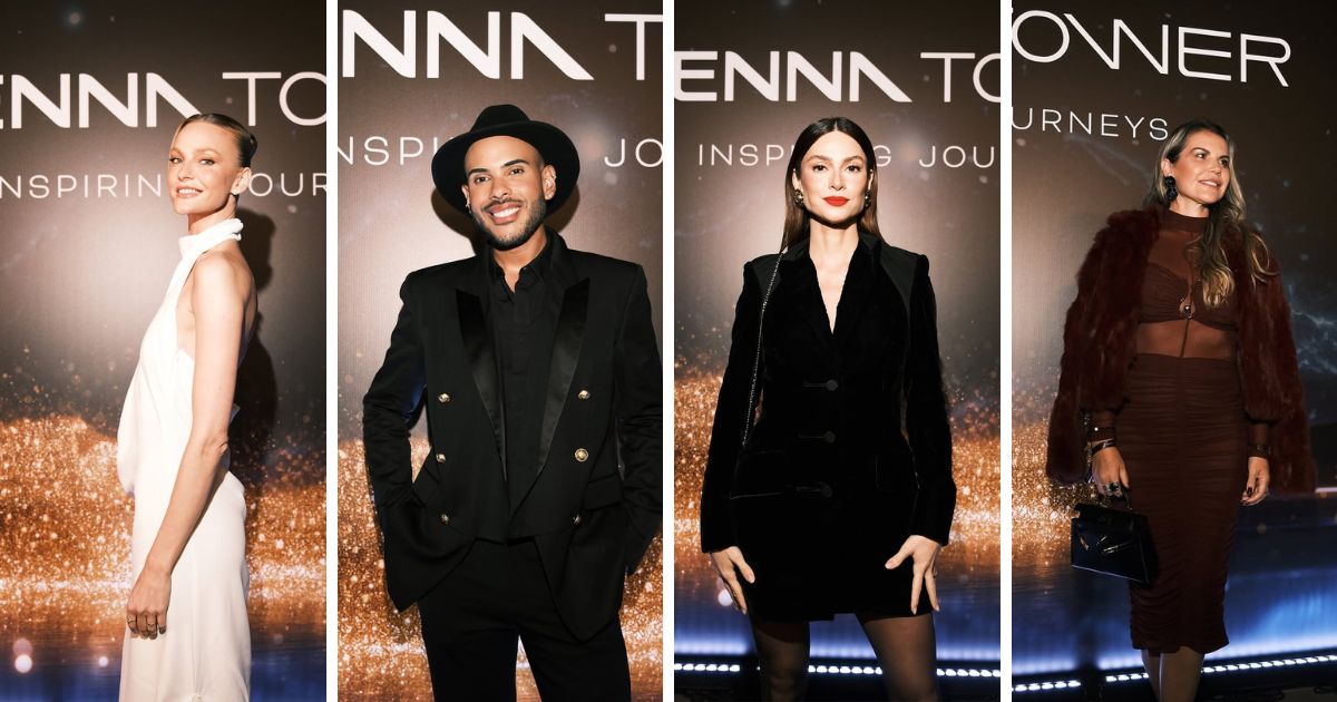 De top model a irmã de CR7: veja as celebridades que foram à noite de gala do Senna Tower em SC