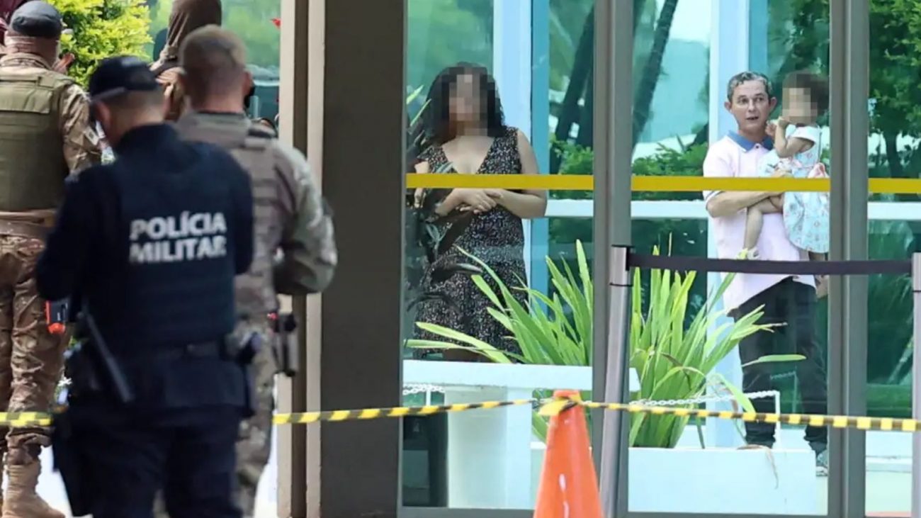 Suspeito de portar bomba ao Ministério do Desenvolvimento Social, em Brasília, foi preso por forças policiais ainda no dia do atentado