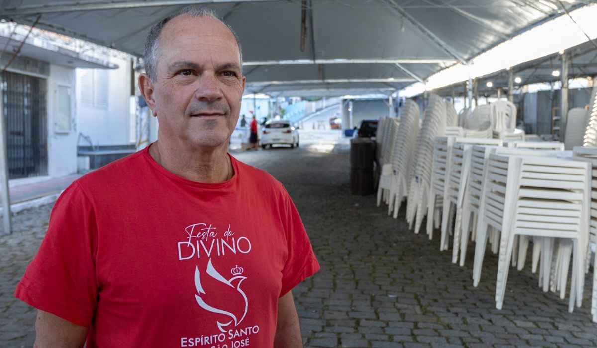 Coordenador da Festa do Divino de S&atilde;o Jos&eacute;, Moacir da Silva – Foto: Germano Rorato