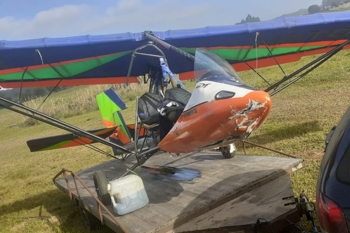 Aeronave onde estava o piloto de Três Barras