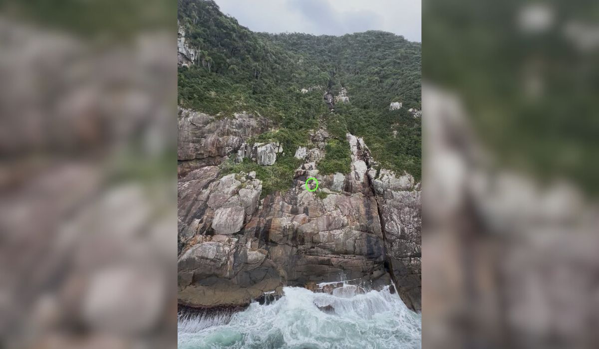 Possível local em que turista foi encontrado