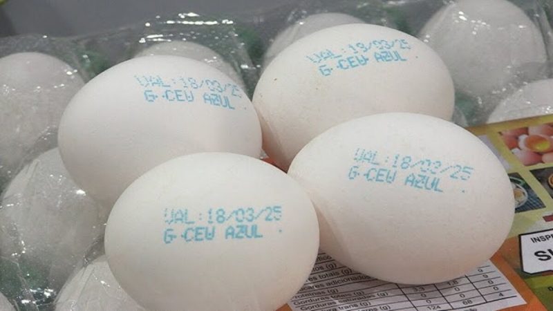 Ovo Ovos com data de validade