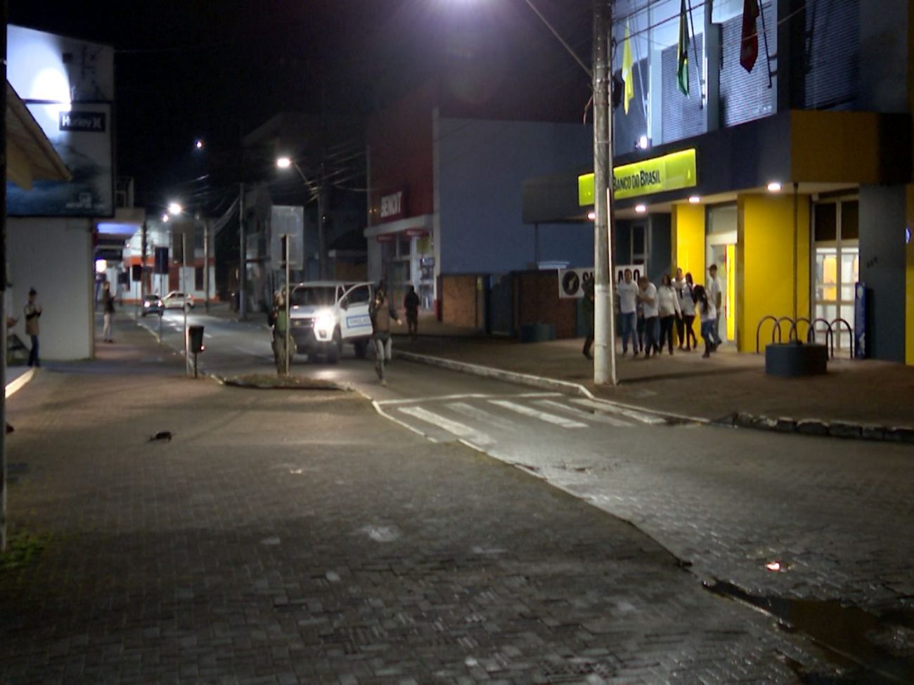 simulado de assalto a banco Como foi o simulado de assalto a banco em Gaspar na madrugada desta sexta-feira (23)