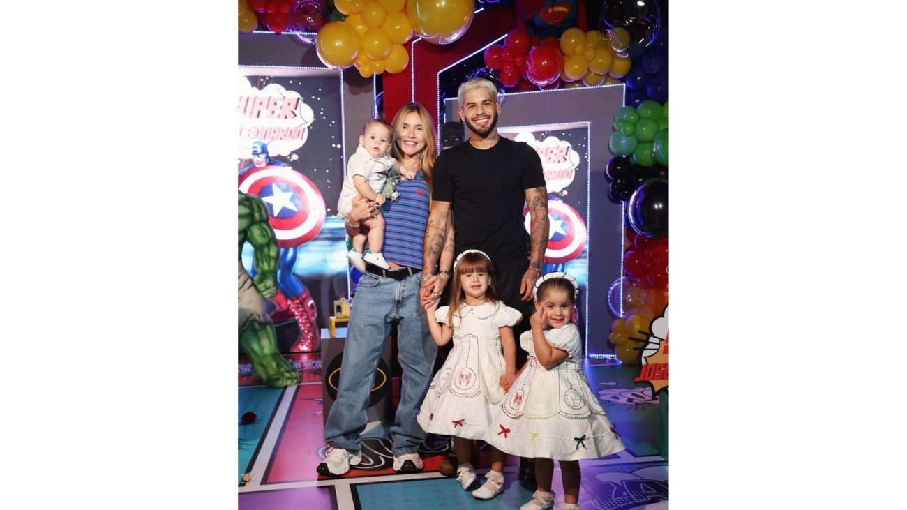 Família de Virginia Fonseca durante festa de aniversário do filho mais novo.  - Reprodução/Redes sociais/ND