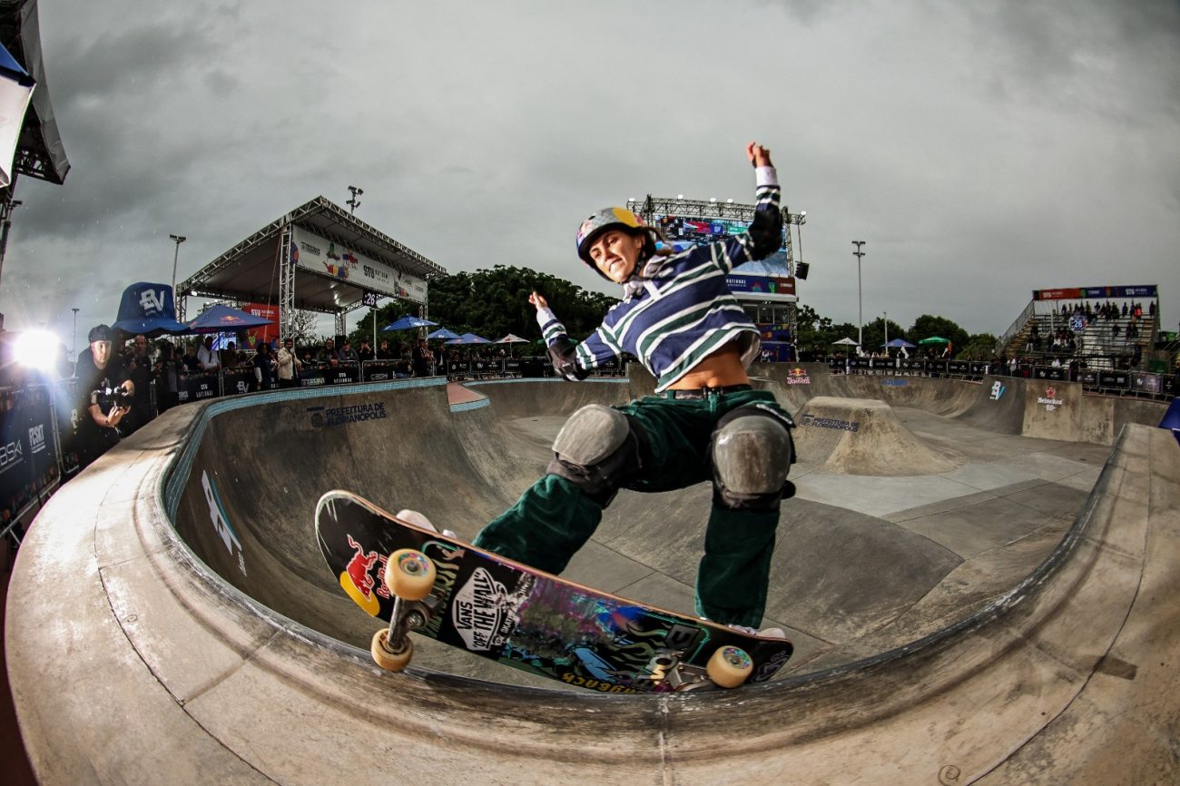 Yndiara Asp é uma das referências do skate no Brasil Yndiara Asp é uma das referências do skate no Brasil